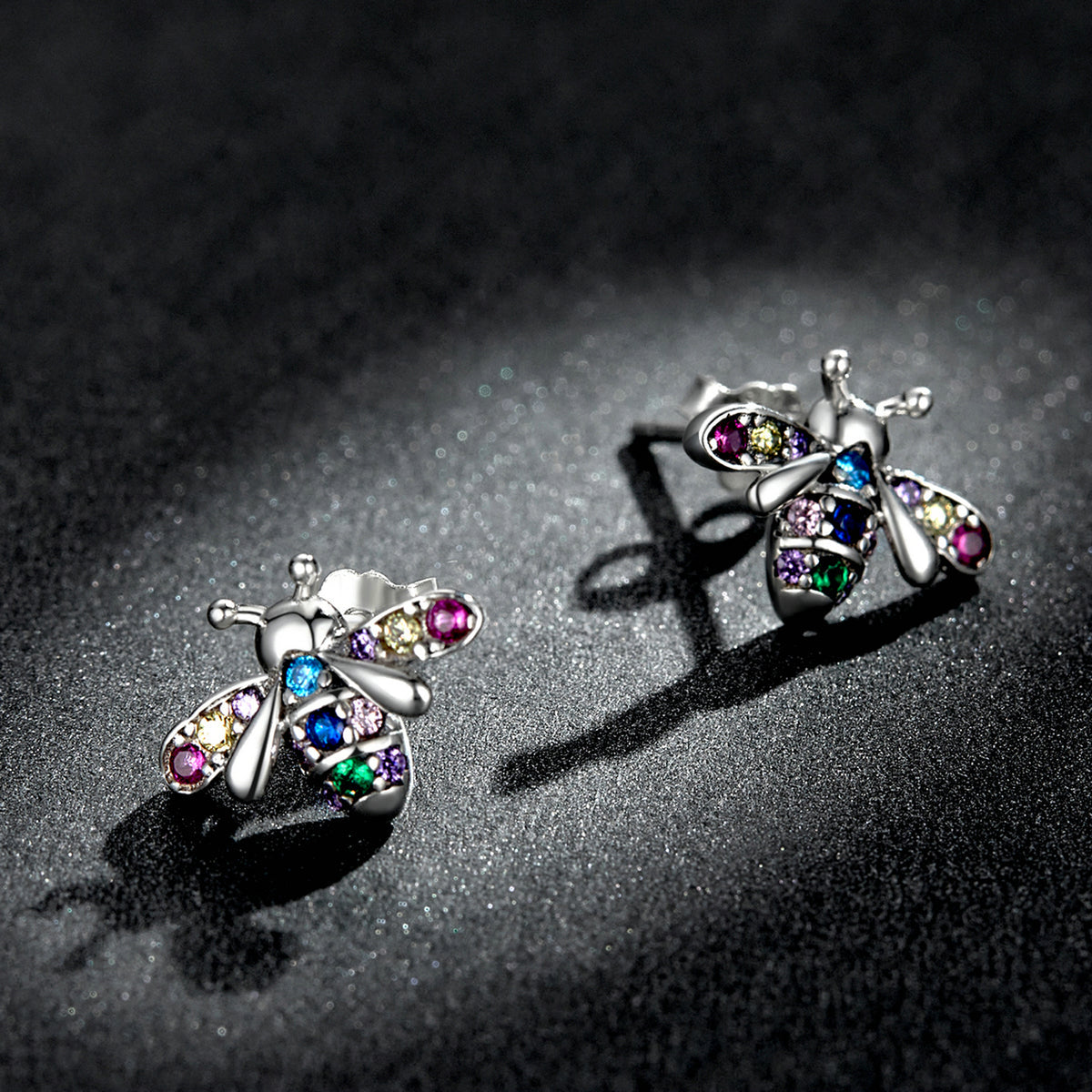 925 Sterling Silver Pavé Setting CZ Earrings for Women