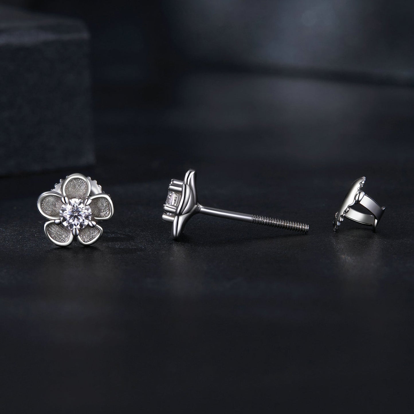 S925 Sterling Silver 3.00 Carat Moissanite Earrings for Women