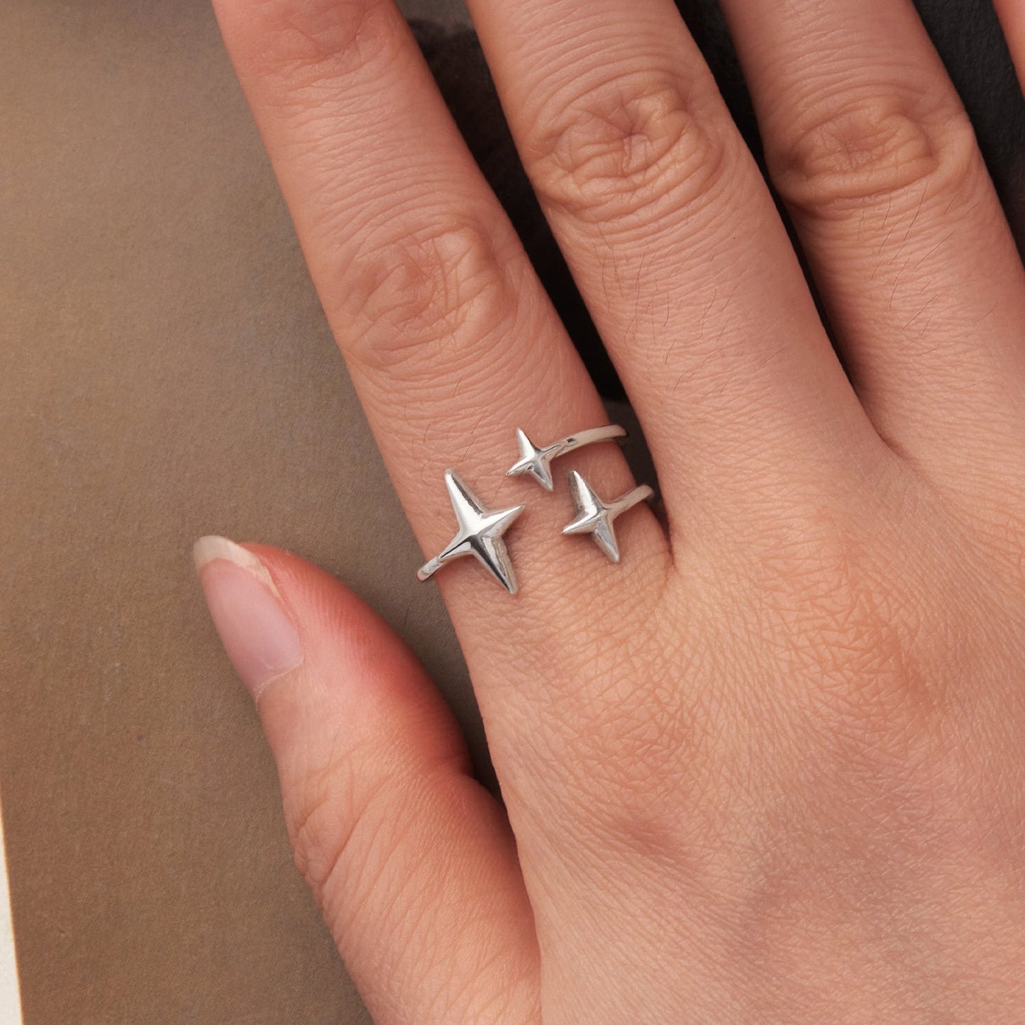 925 Sterling Silver Oxidized Silver Ring for Women