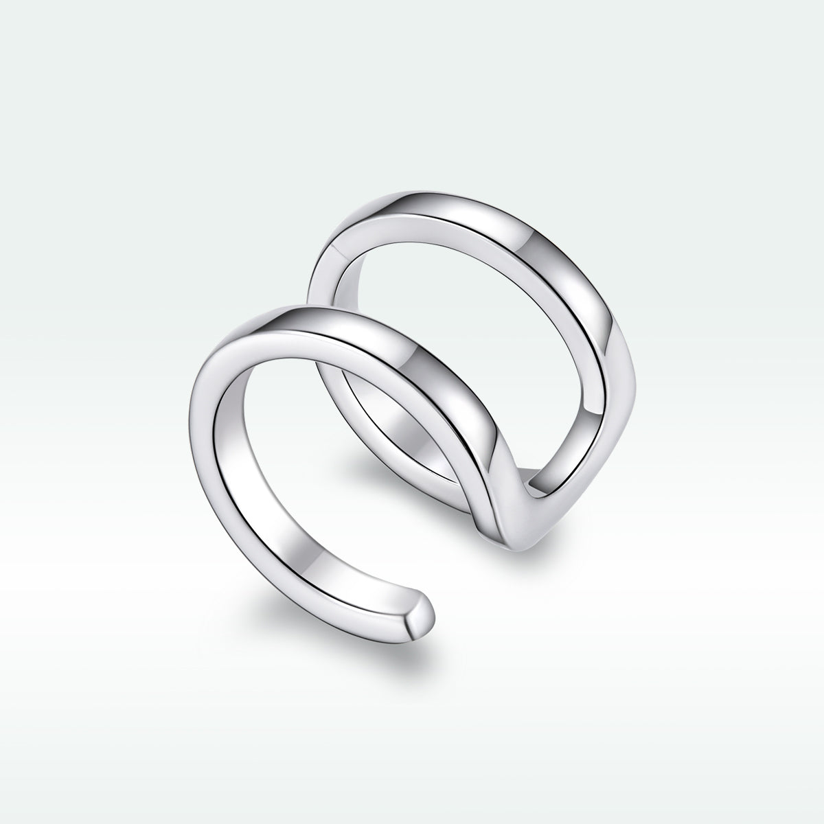 925 Sterling Silver Earrings 1.2*0.8cm with Platinum Plating for Women