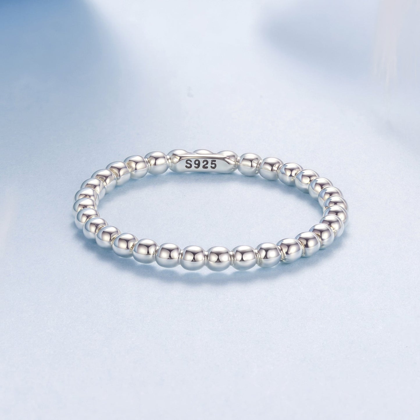 925 Sterling Silver Oxidized 0.17cm Ring for Women Size 6.0