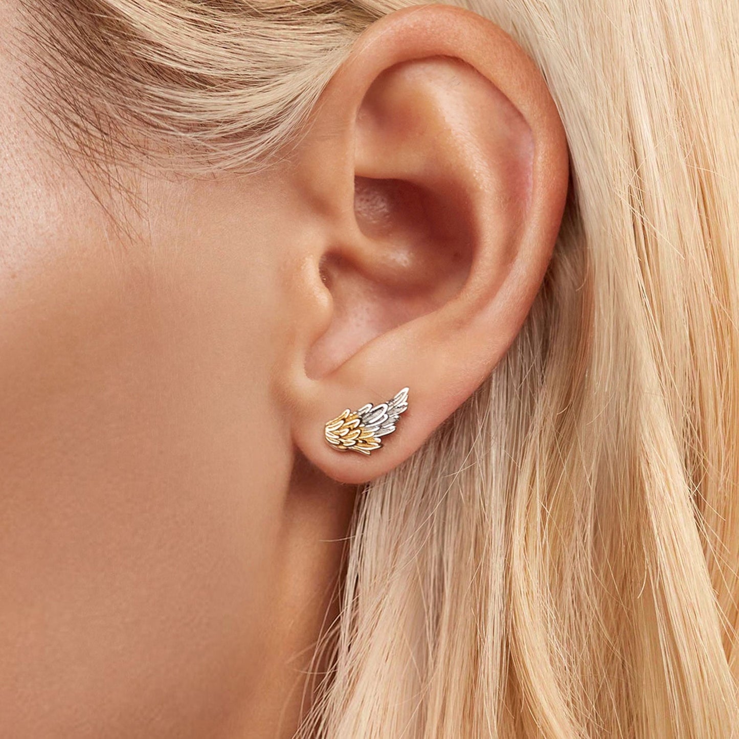 925 Sterling Silver Earrings with White Gold Plating for Women