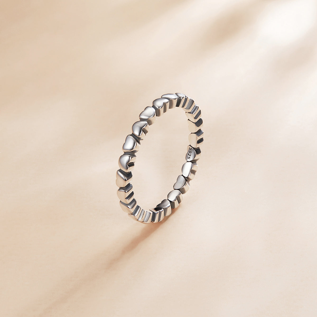 925 Sterling Silver Oxidized Ring Size 6.0 for Women
