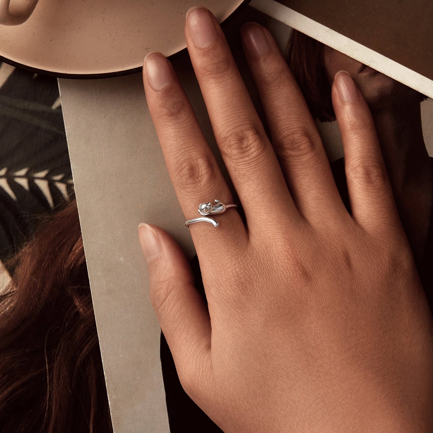 925 Sterling Silver Oxidized Silver Ring