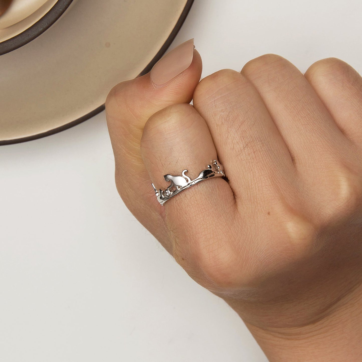 925 Sterling Silver Pavé Setting CZ Ring - Width 1.5-6.5mm for Women