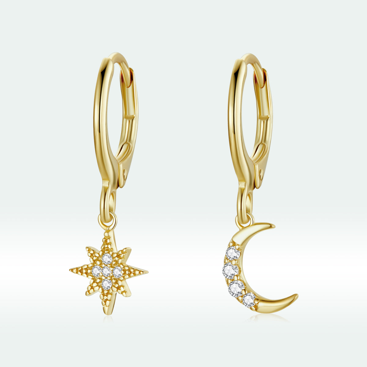 925 Sterling Silver Earrings with Pavé Setting CZ for Women