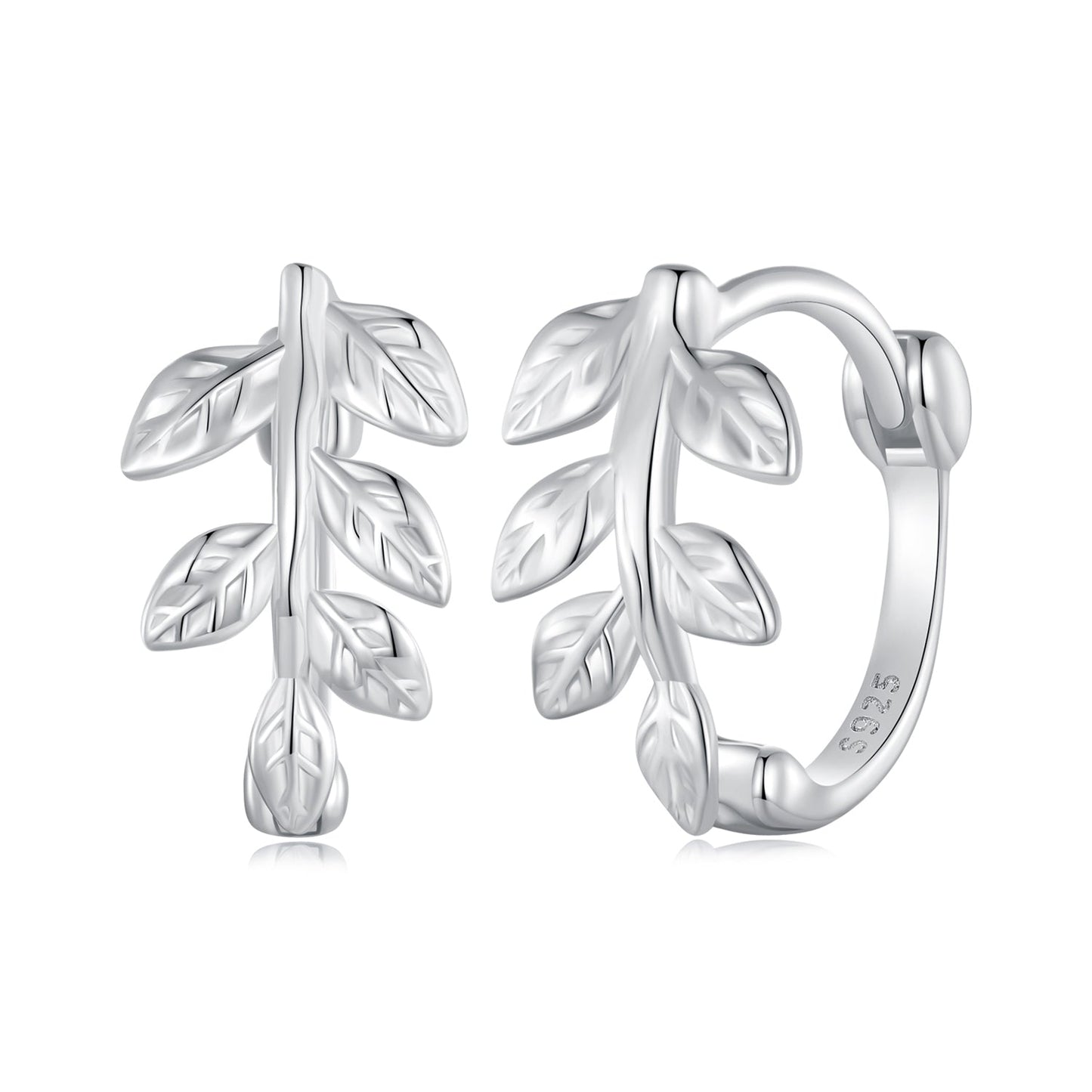 S925 Sterling Silver Earrings for Women 12x7mm