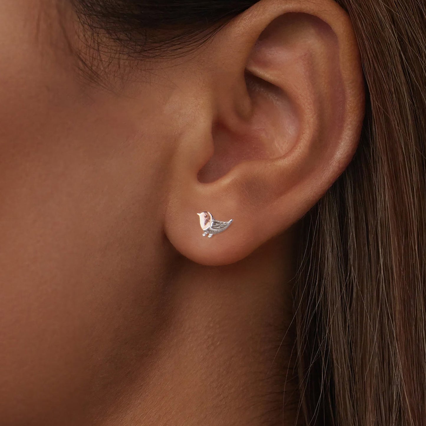 925 Sterling Silver Earrings for Women - 0.6*0.8cm