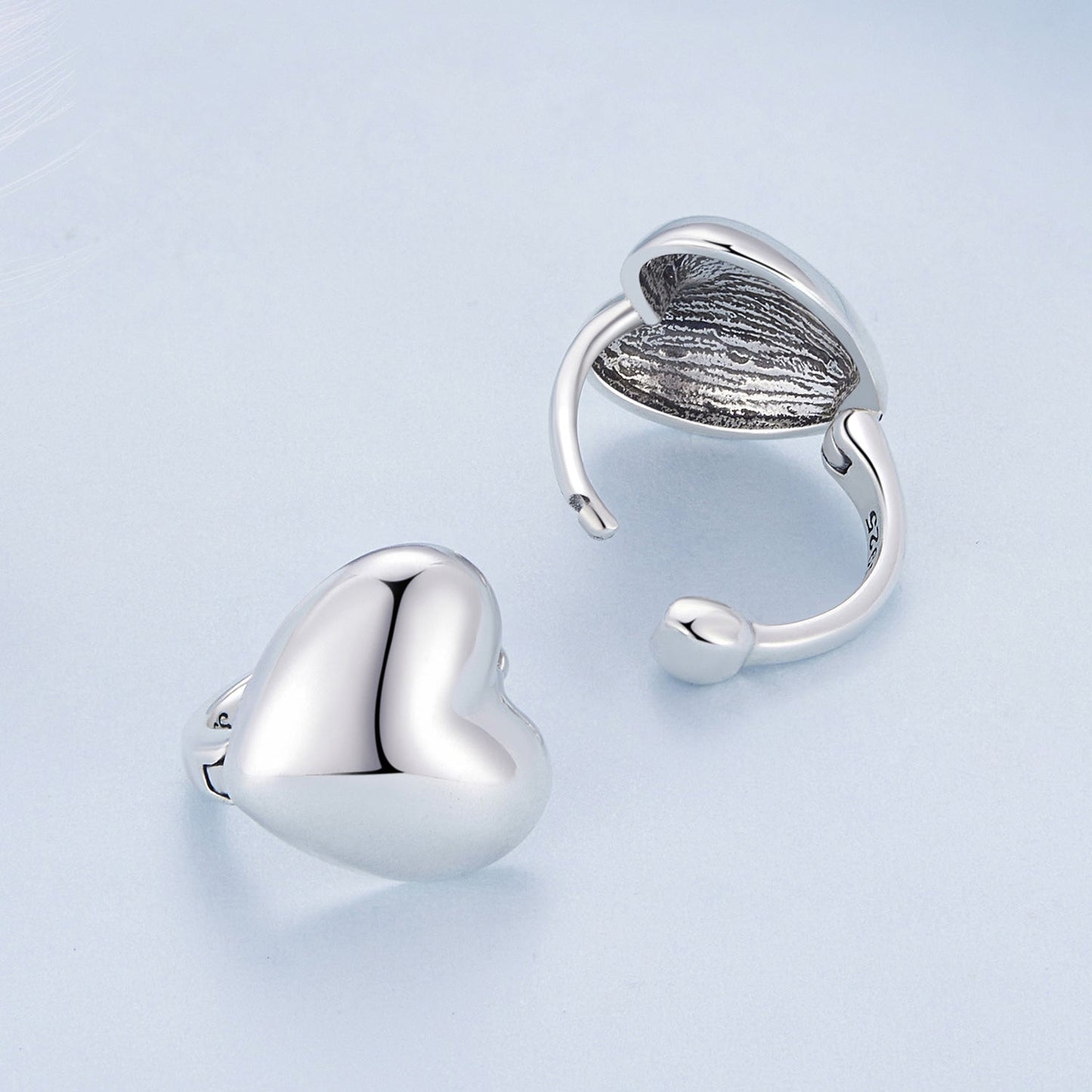 S925 Oxidized Silver 11mm Earrings for Women