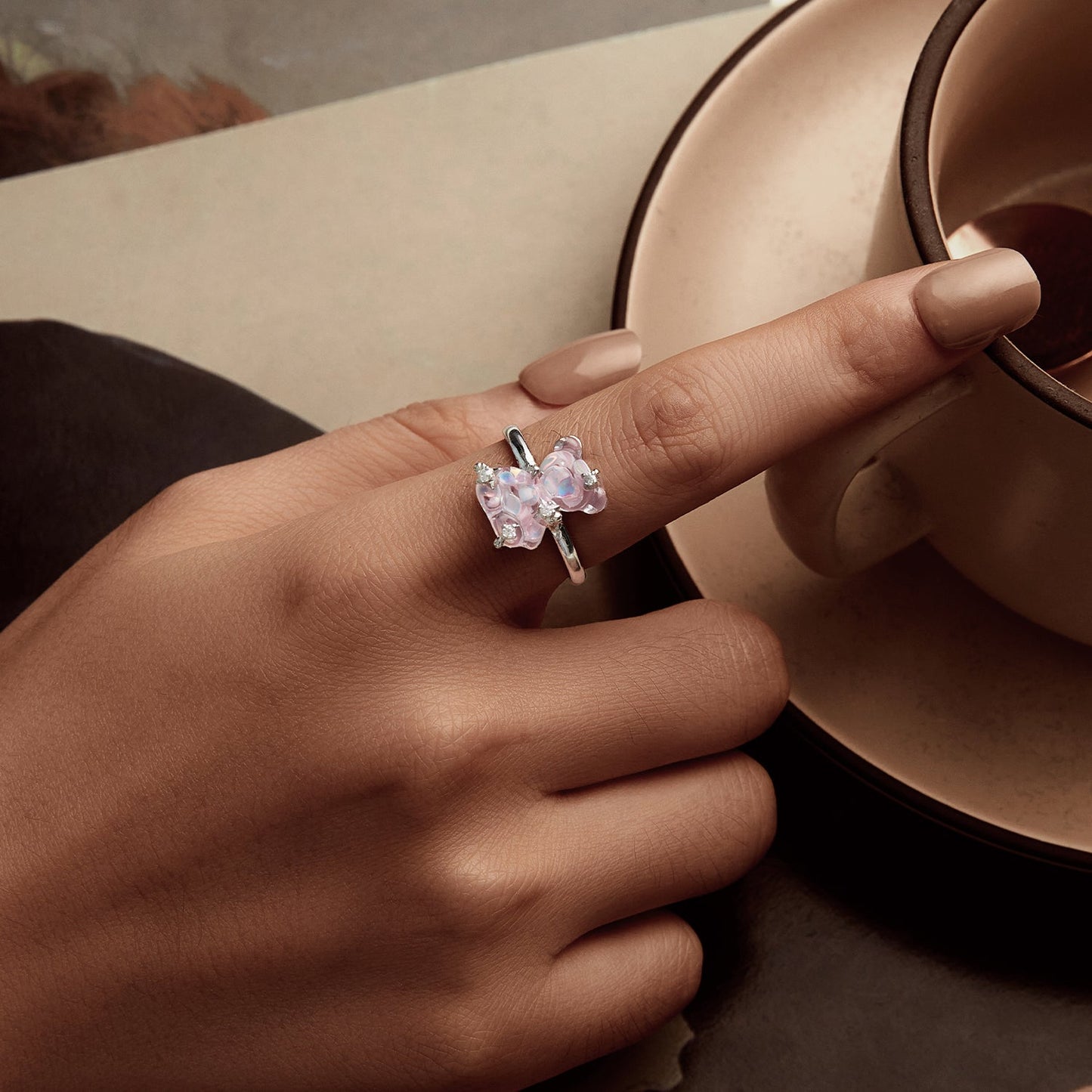 925 Sterling Silver Ring with Pavé Setting CZ for Women