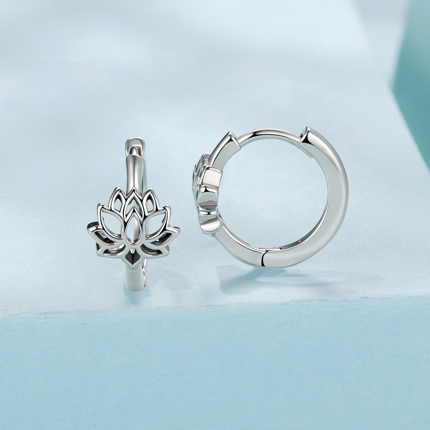 925 Sterling Silver Oxidized Silver Earrings 1.3x0.8cm for Women