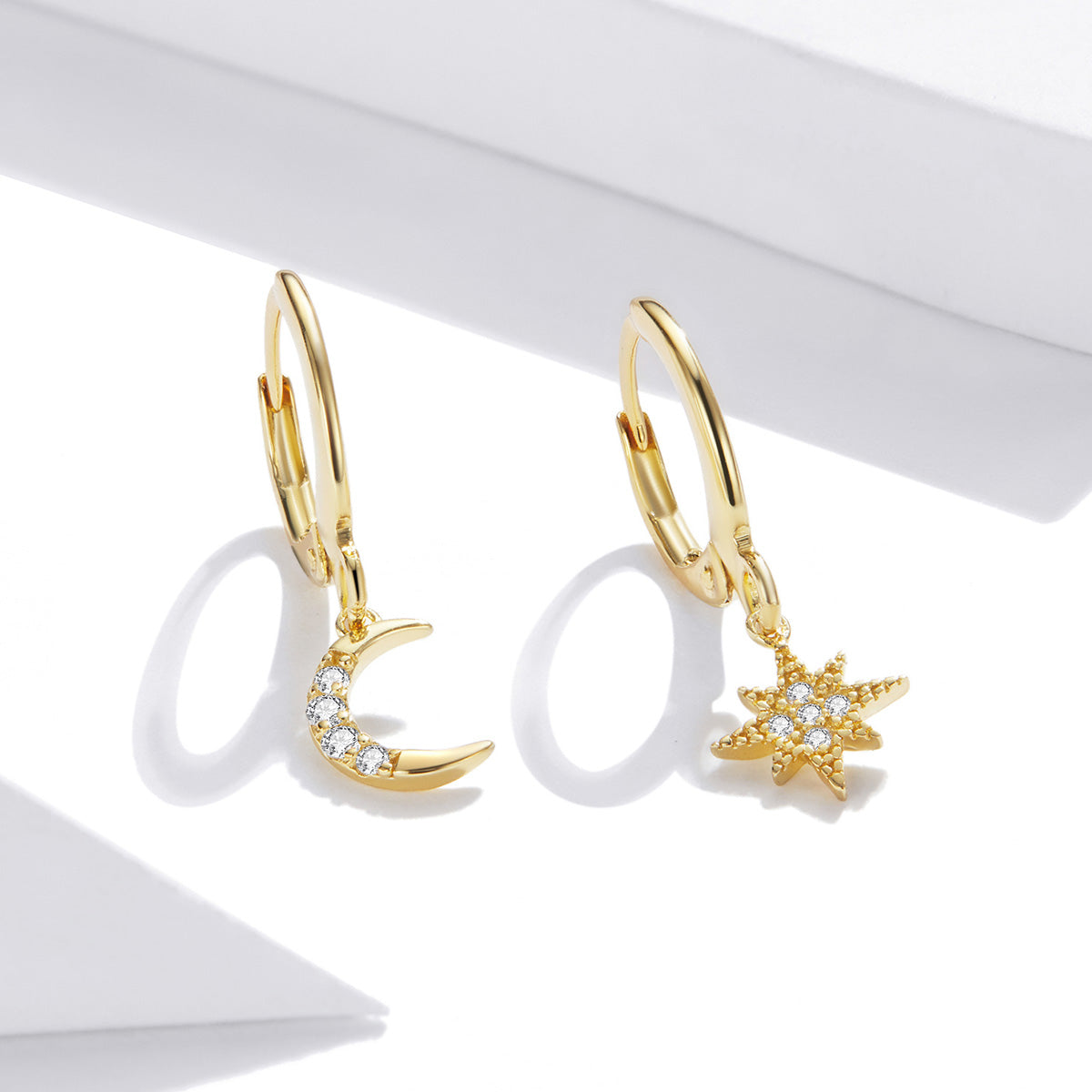 925 Sterling Silver Earrings with Pavé Setting CZ for Women