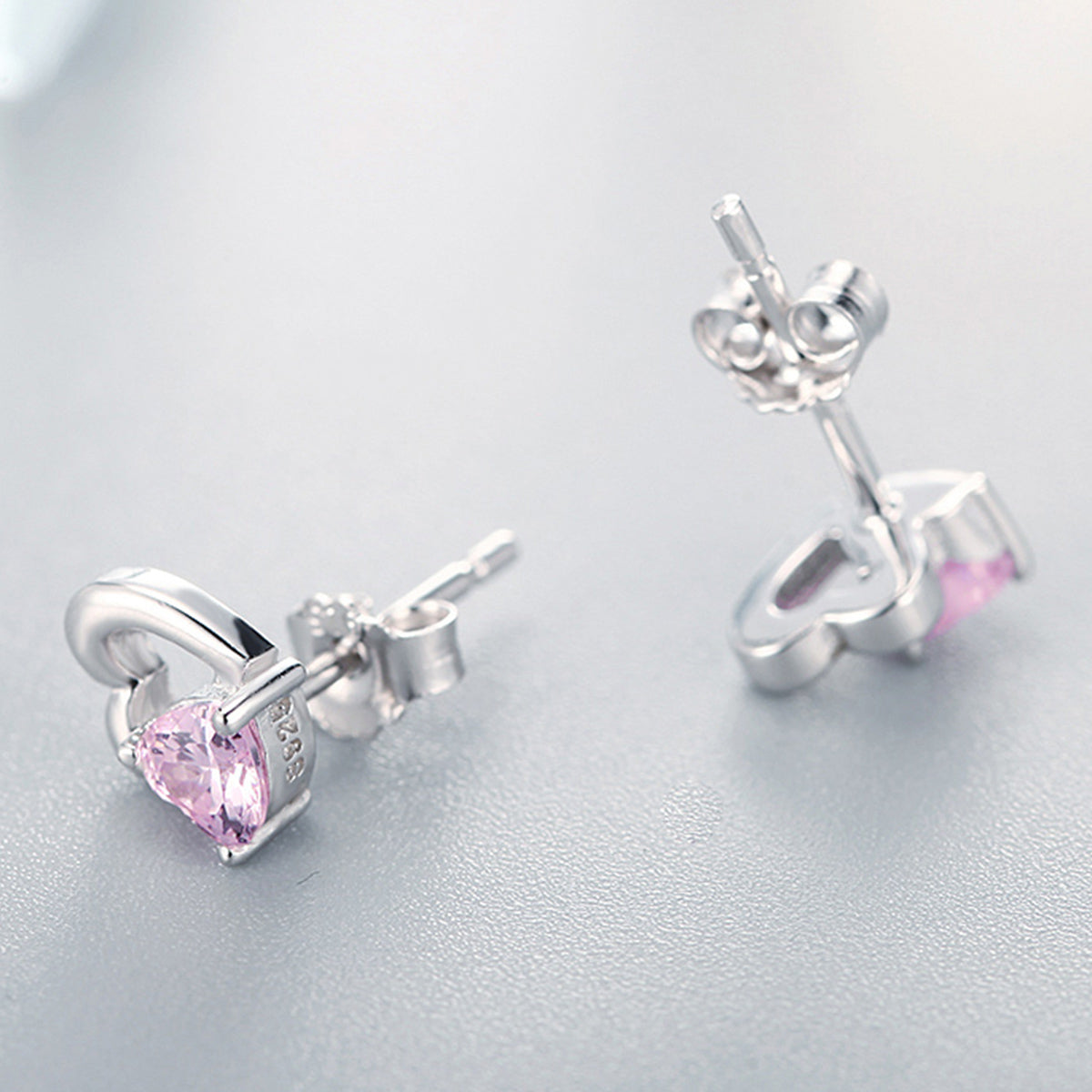 925 Sterling Silver Earrings with Pavé Setting CZ for Women