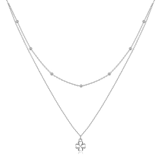 925 Sterling Silver Adjustable Necklace with Pendant for Women