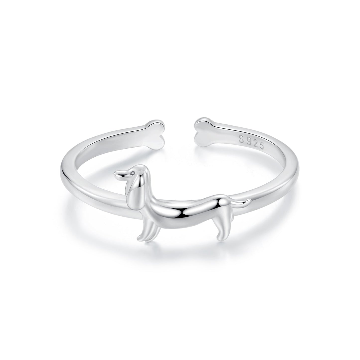 925 Sterling Silver Oxidized Silver 1.6mm Ring for Women