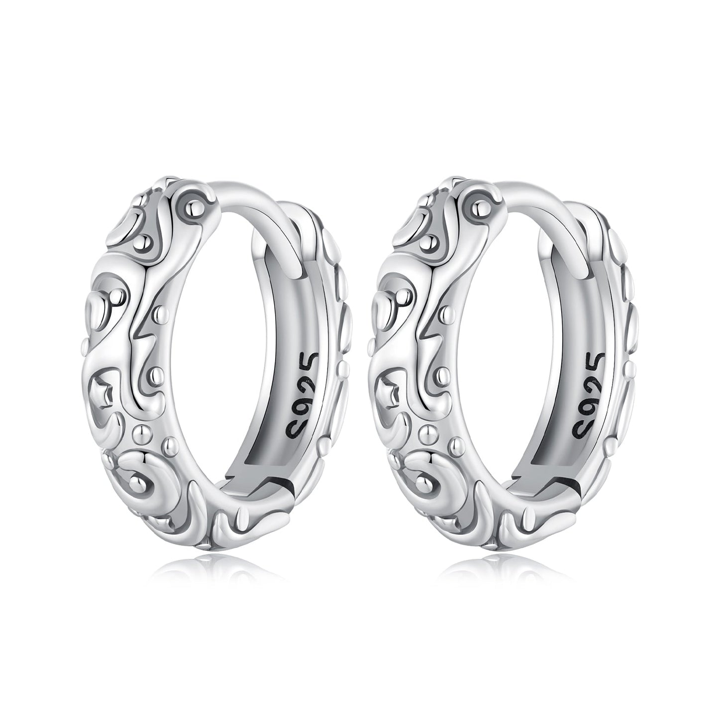 925 Sterling Silver Oxidized Earrings for Women