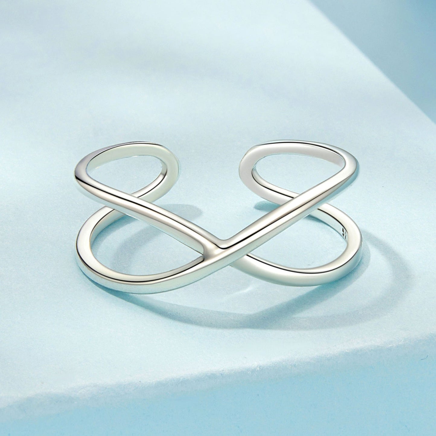 925 Sterling Silver Oxidized 0.7cm Ring for Women