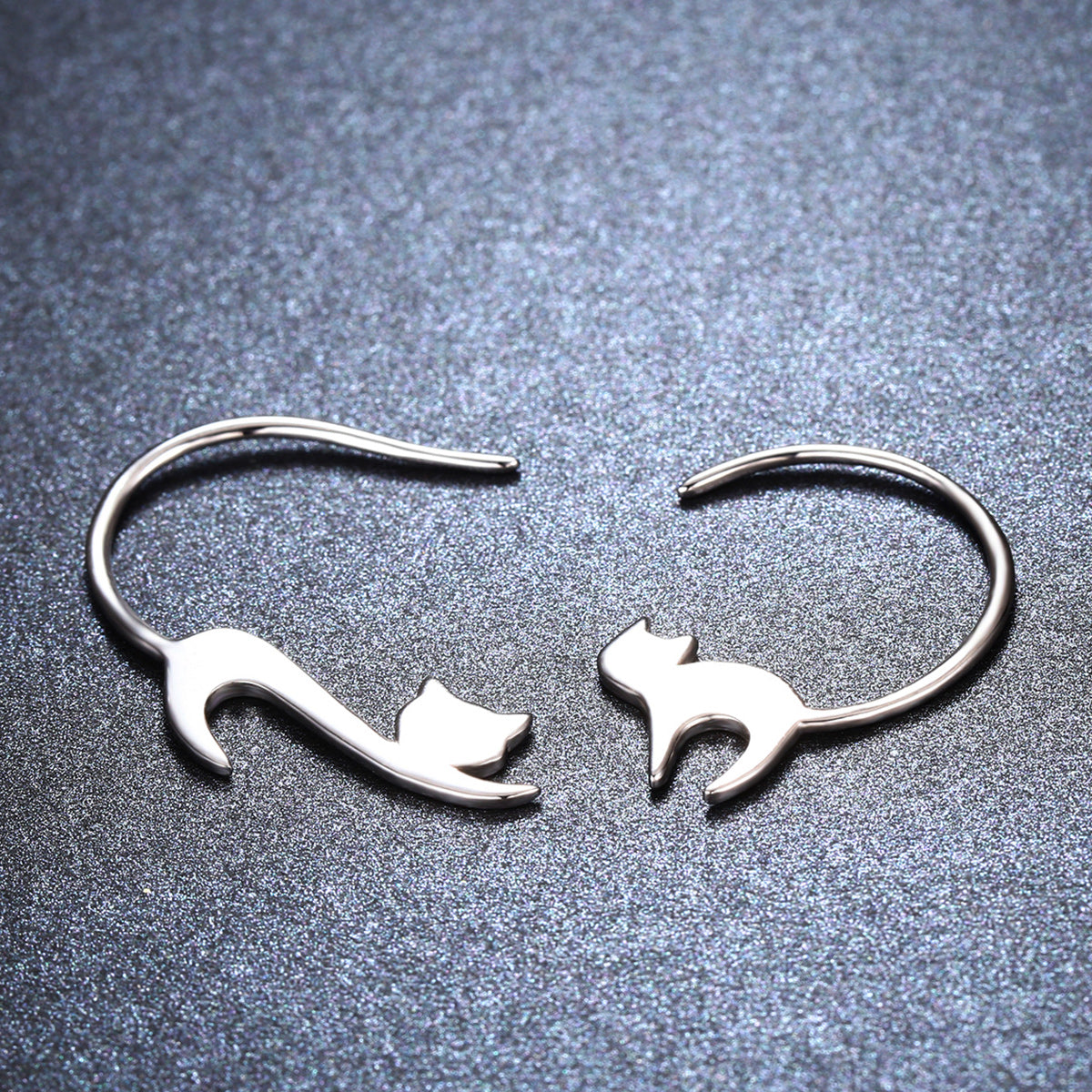925 Sterling Silver Earrings for Women - 3*2.5cm, Platinum Plated