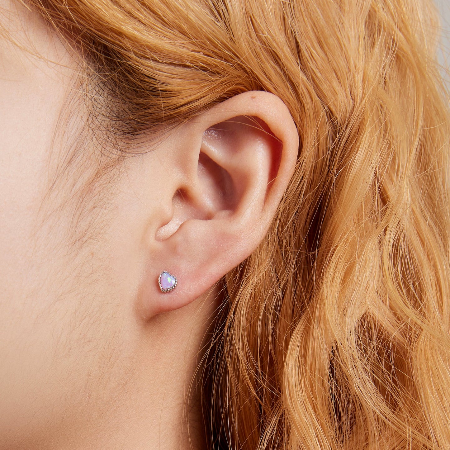 925 Sterling Silver Translucent Opal Earrings for Women