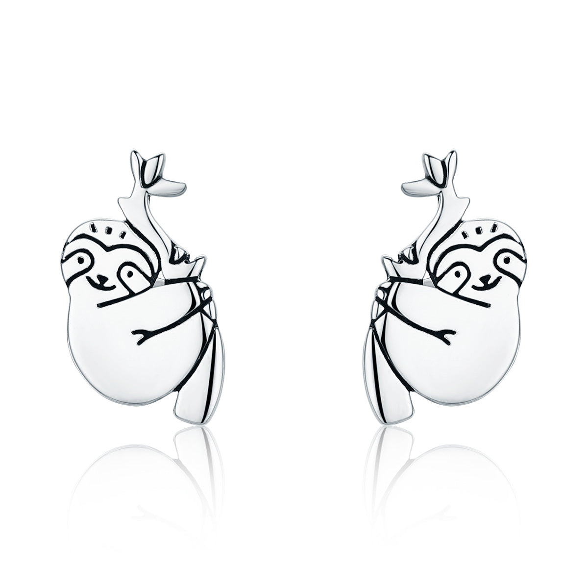 925 Sterling Silver Oxidized Earrings for Women
