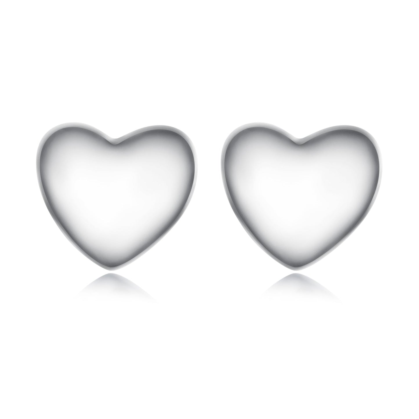 999 Platinum-Plated S925 Silver Earrings