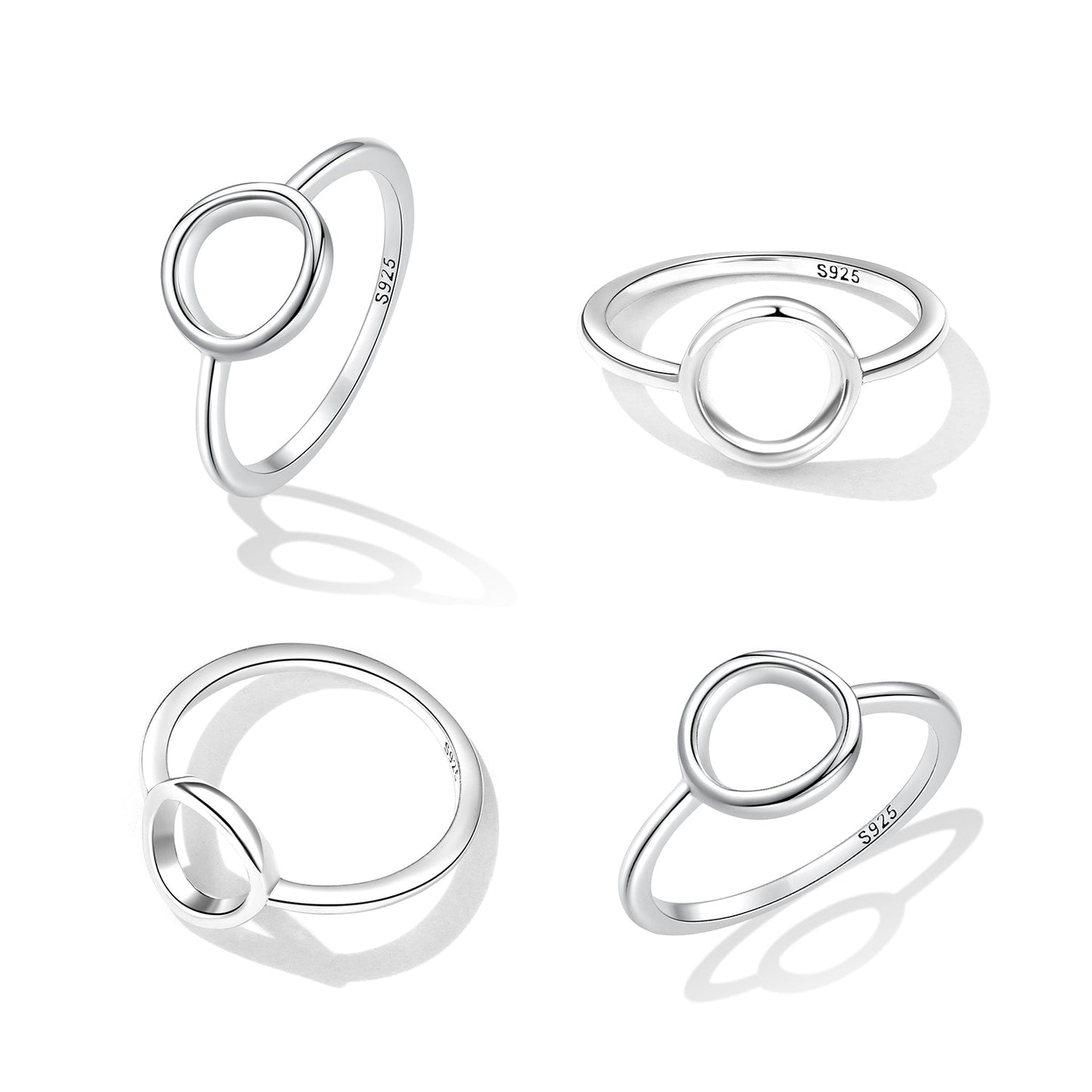 925 Sterling Silver Oxidized Ring Size 6.0 for Women