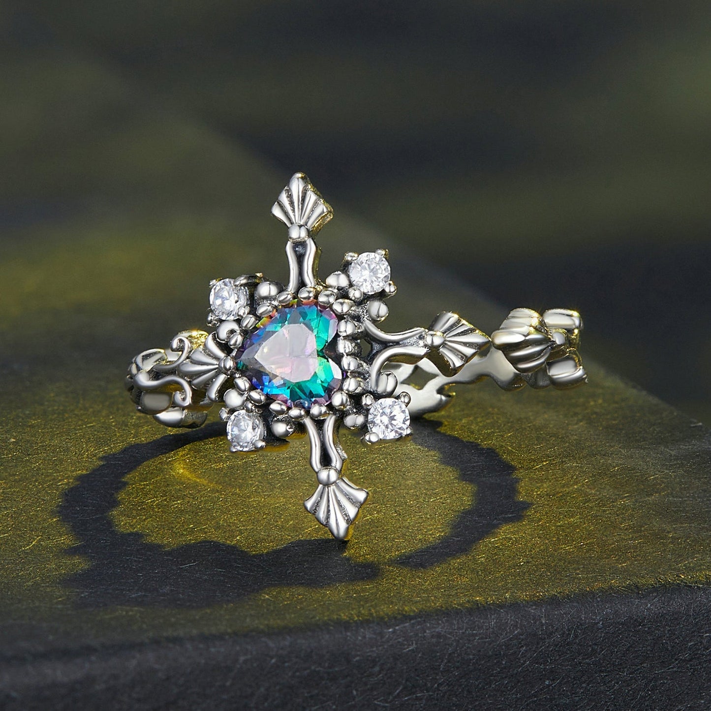 925 Sterling Silver Pavé Setting CZ Ring for Women