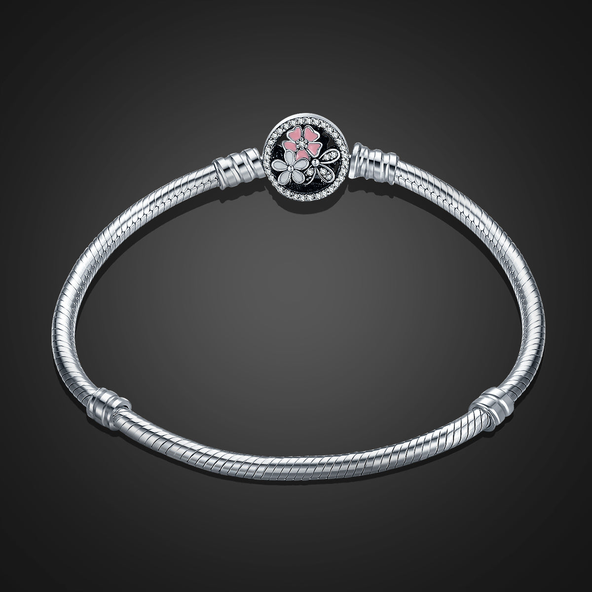 925 Sterling Silver Bracelet 18CM for Women