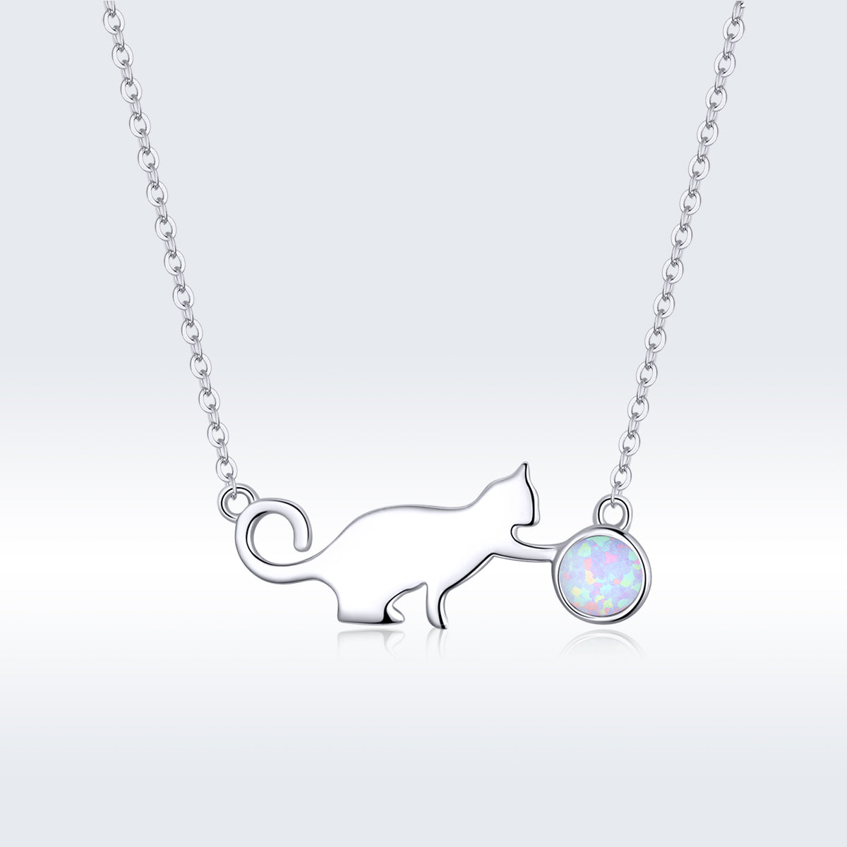 925 Sterling Silver Necklace 40-45cm for Women