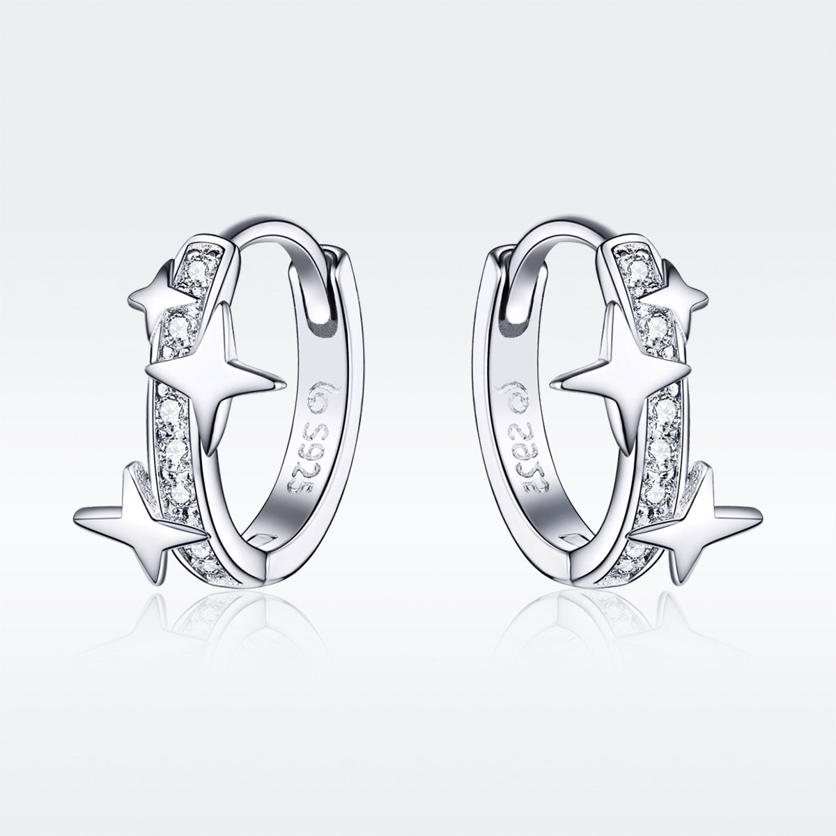 S925 Sterling SilverCZ Earrings for Women