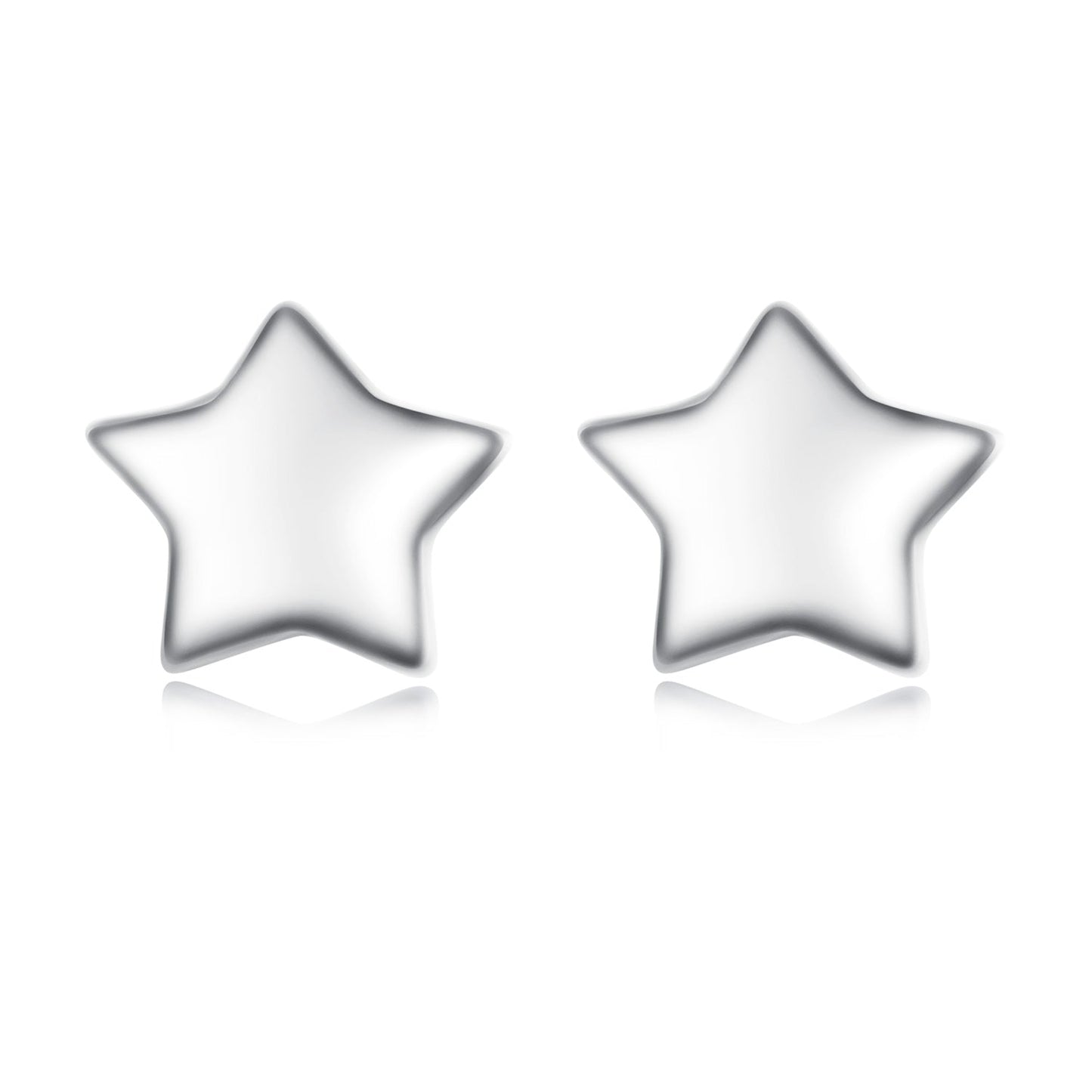 S925 Sterling Silver Earrings with Plated Platinum Finish for Women