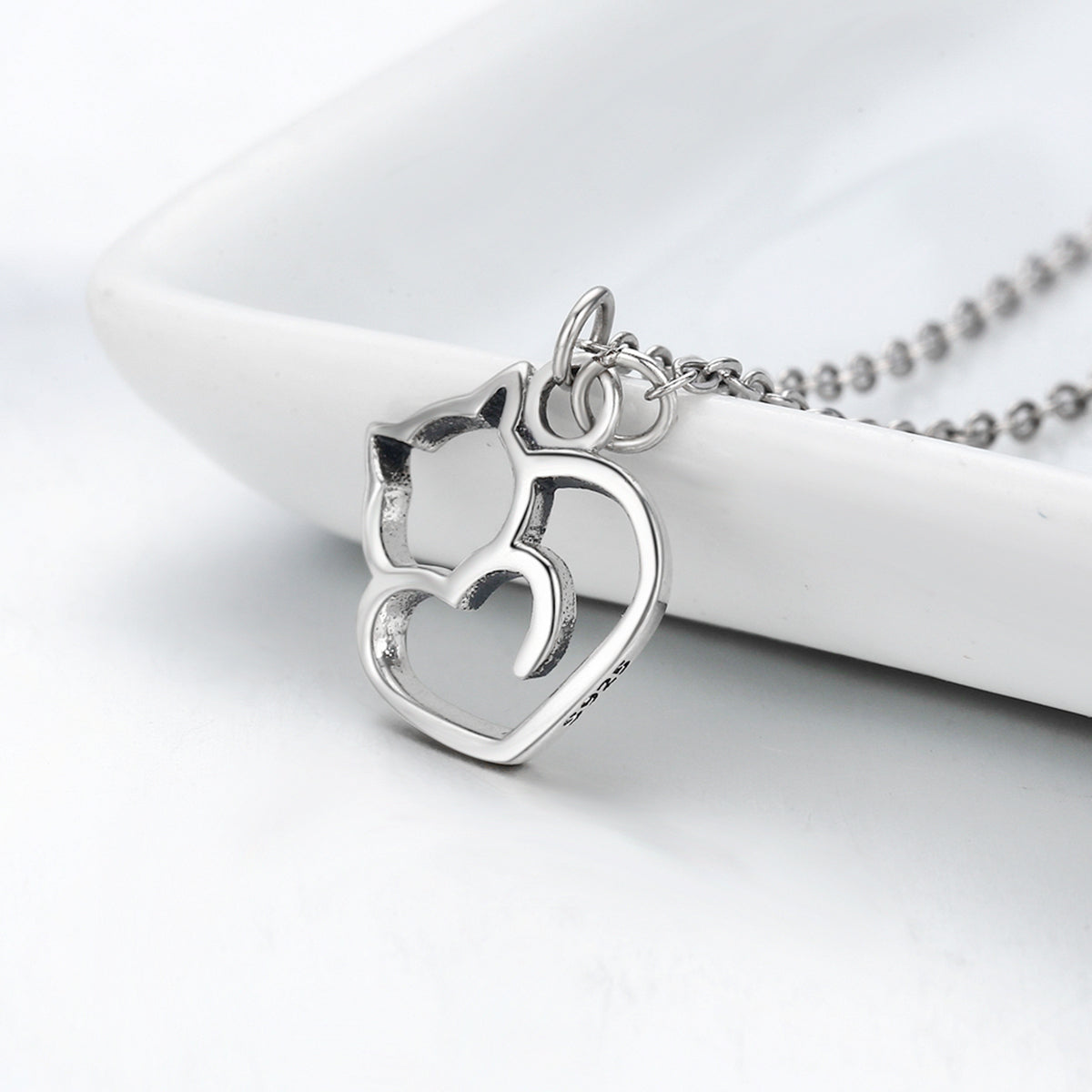 925 Sterling Silver Adjustable Necklace 38-45cm