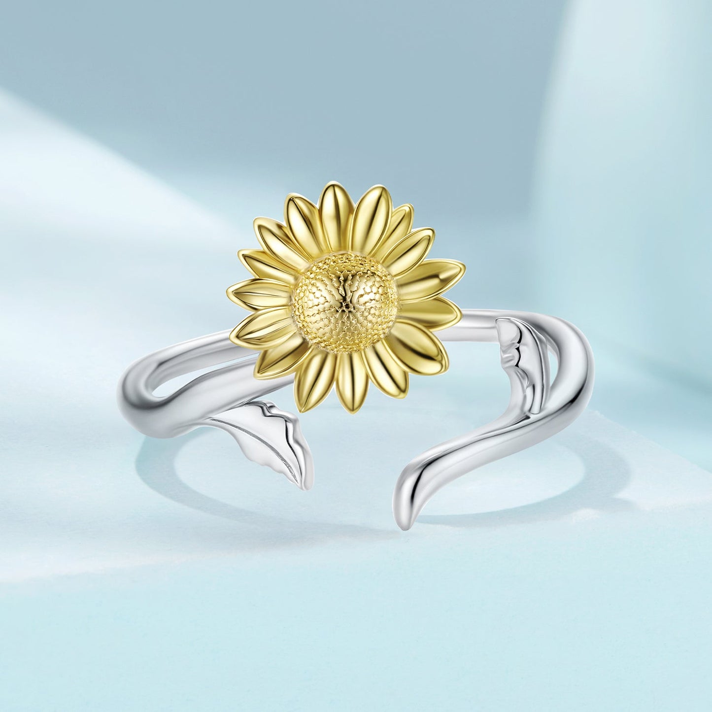925 Sterling Silver Plated White Gold Ring for Women