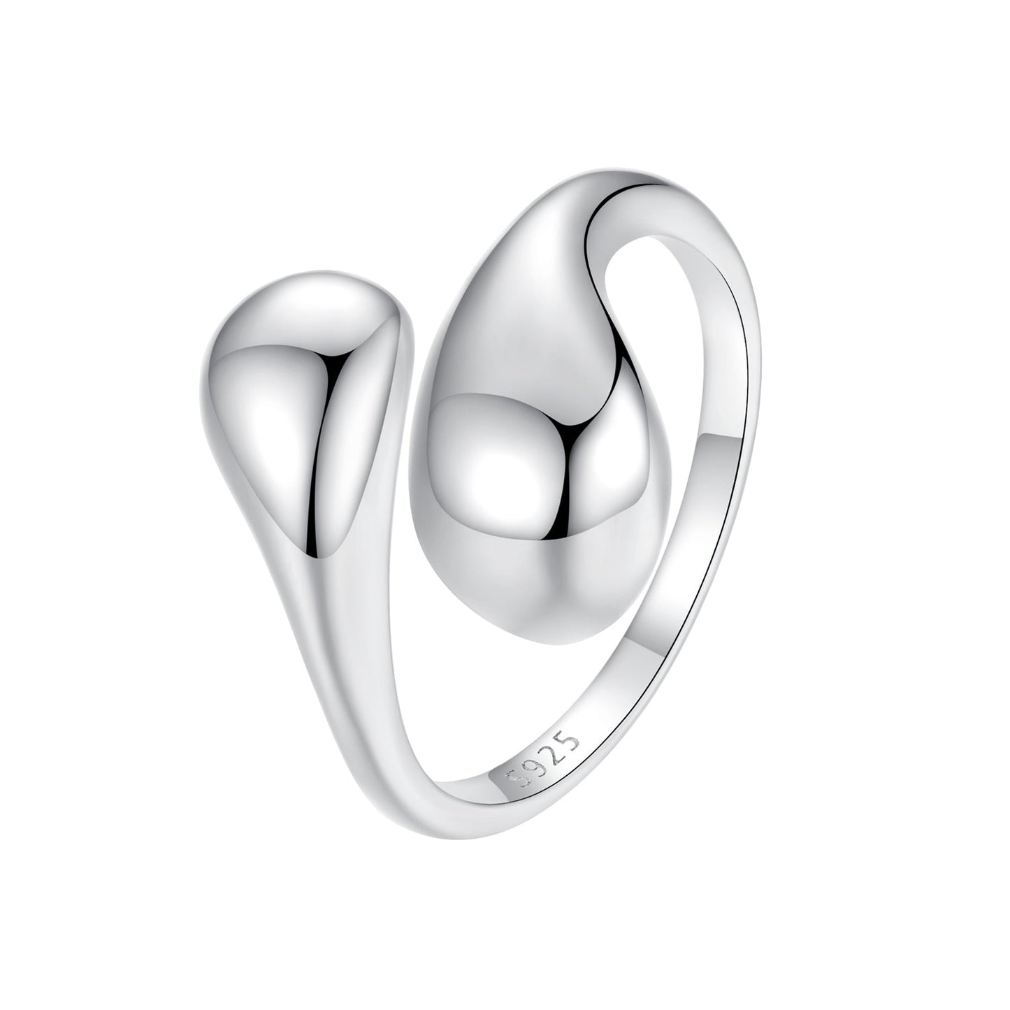 925 Sterling Silver Plated Gold Ring for Women