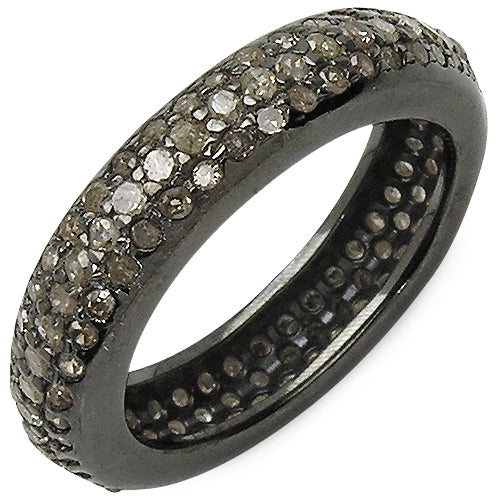 1.13 Carat Genuine TLB Diamond .925 Sterling Silver Ring