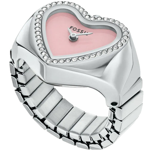 Fossil Women's Heart Watch Ring