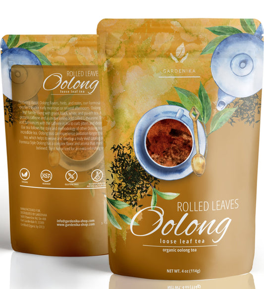 Oolong Tea, Medium-Caffeine - Traditional Chinese - Organic & Kosher