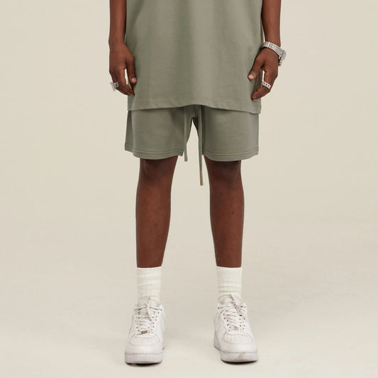 Fleece lined Oversized Sweatshorts [Artichoke]