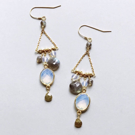 Opalite Chandie Earrings