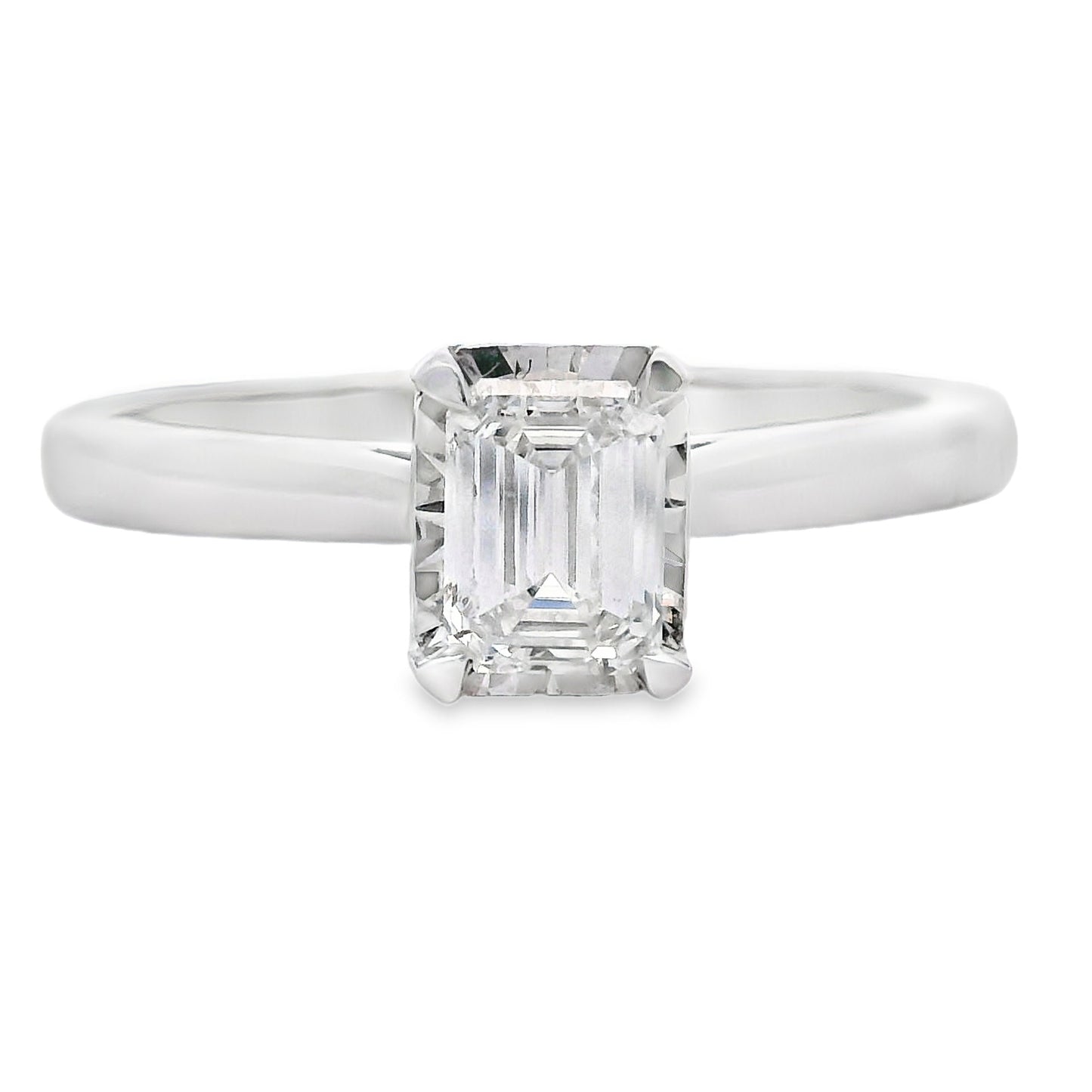 Natural .50ct Lab Grown Diamond  10KT White Gold