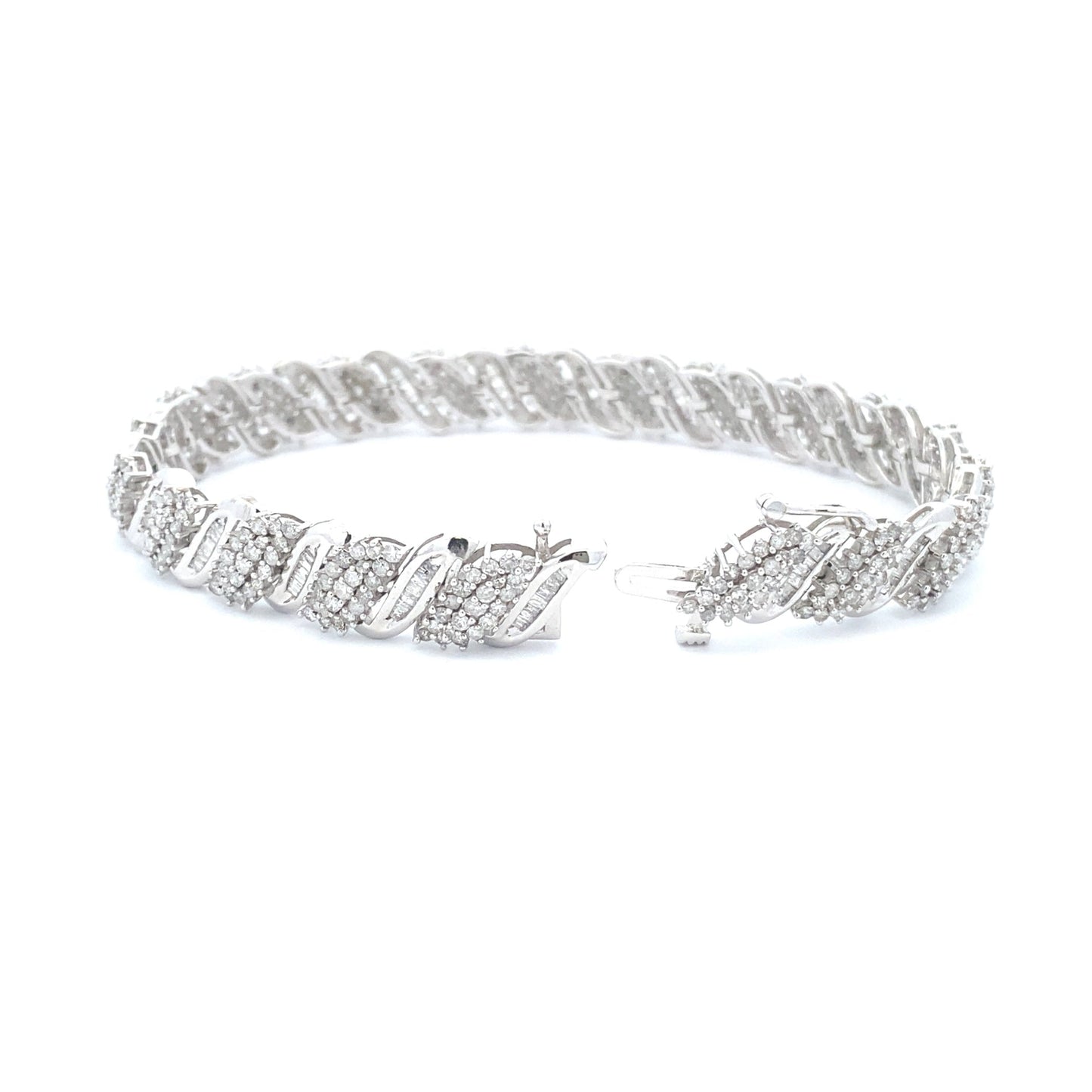 5.00ct Diamond Tennis Bracelet 10KT White Gold