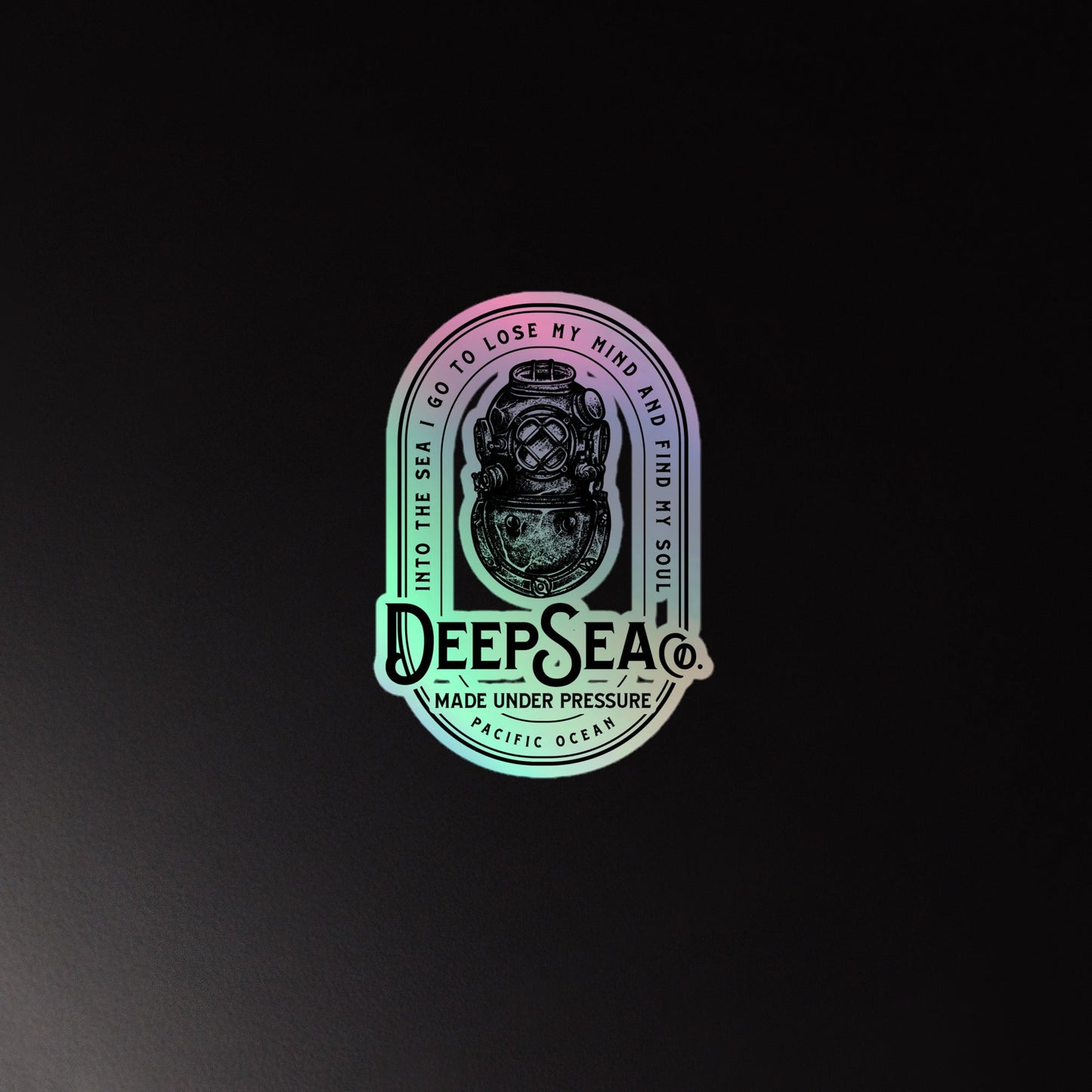 DeepSea Co. Holographic sticker