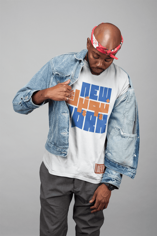 New York Arabic Kufic Script Oversized T-shirt