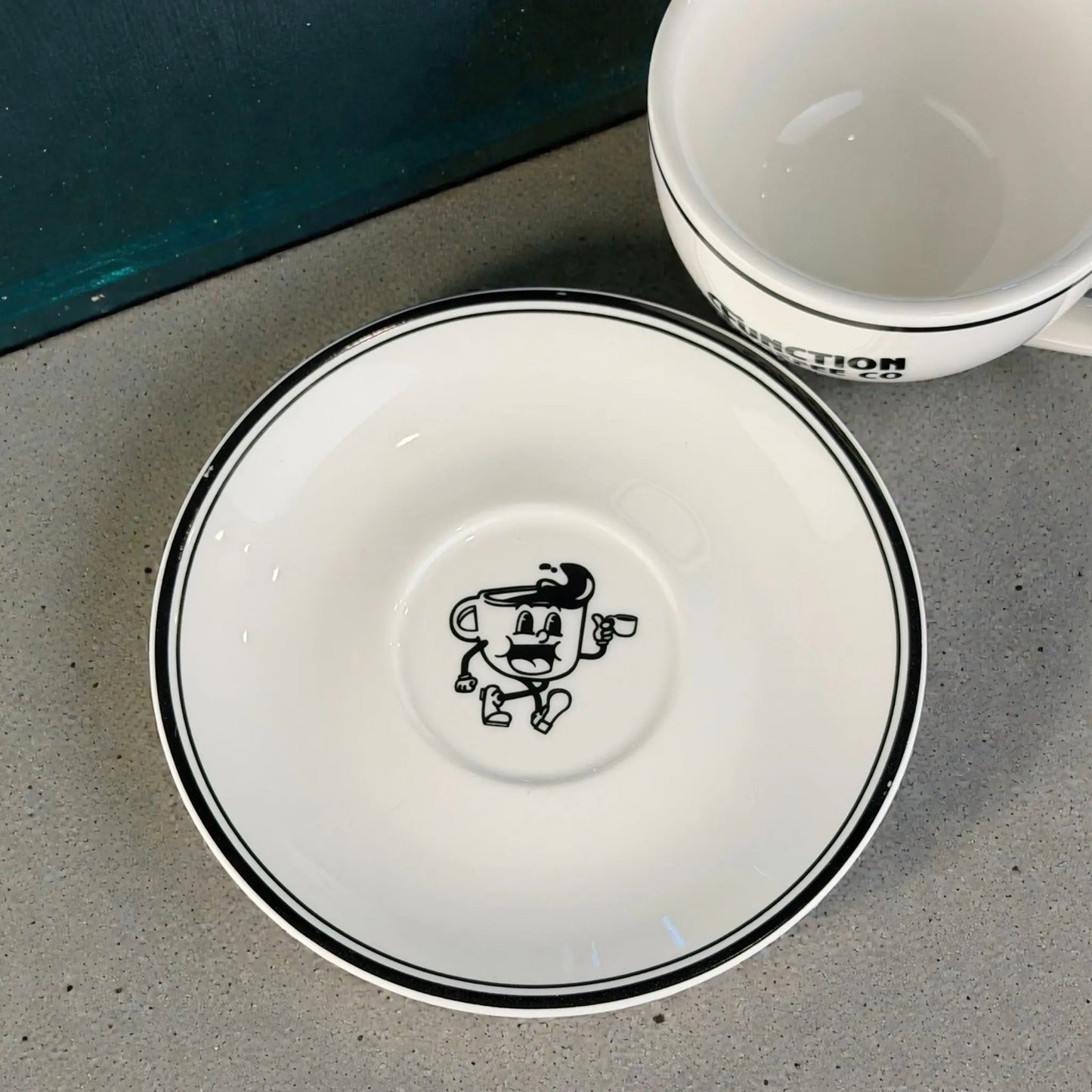 The Signature Function Coffee Co Mug and Saucer Set