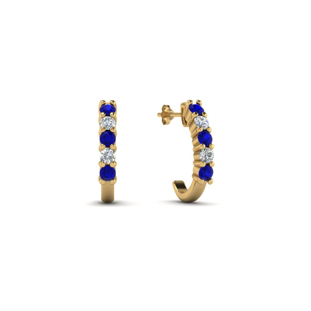 Half Huggie Hoop Earring