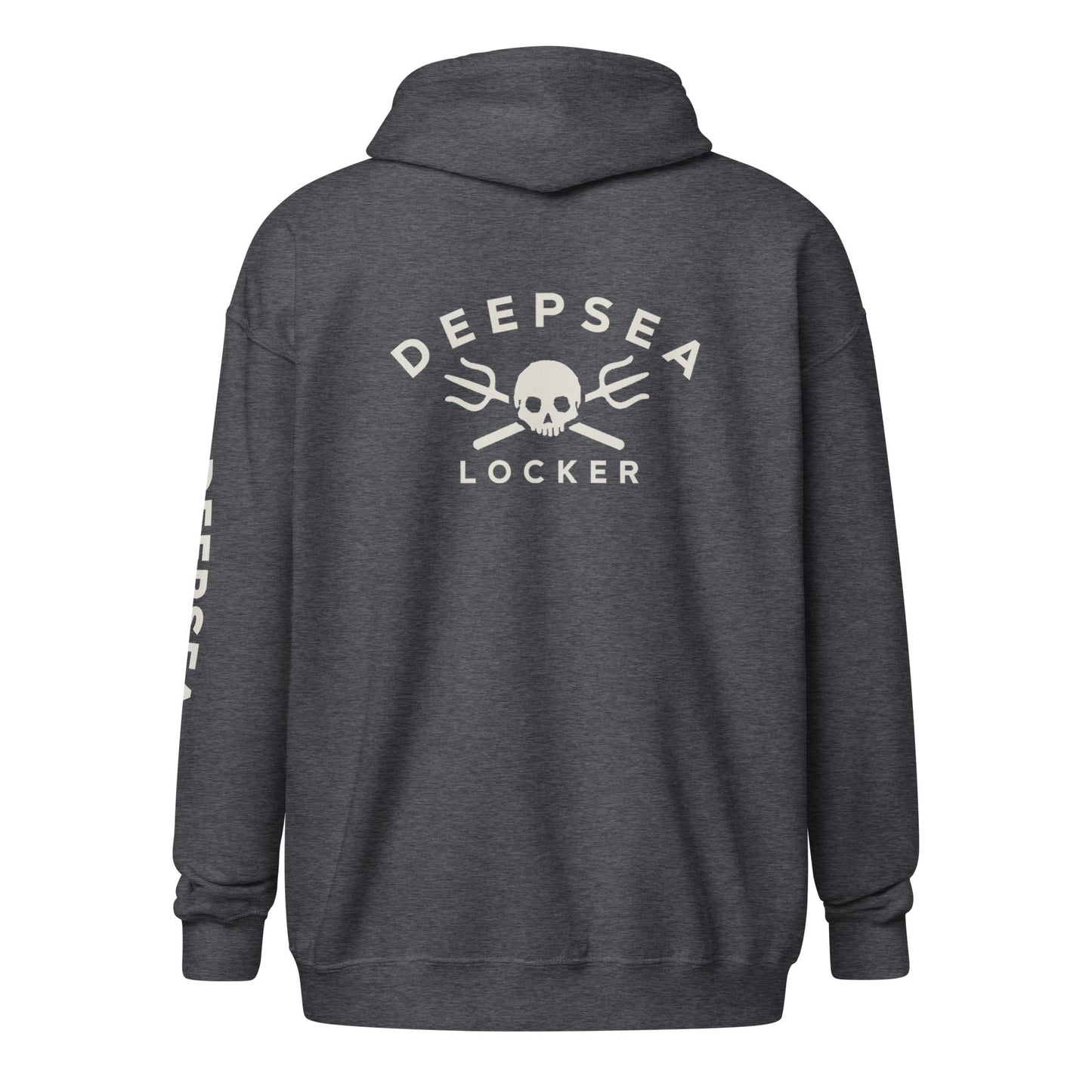 DEEPSEA Skull Trident Unisex heavy blend zip hoodie